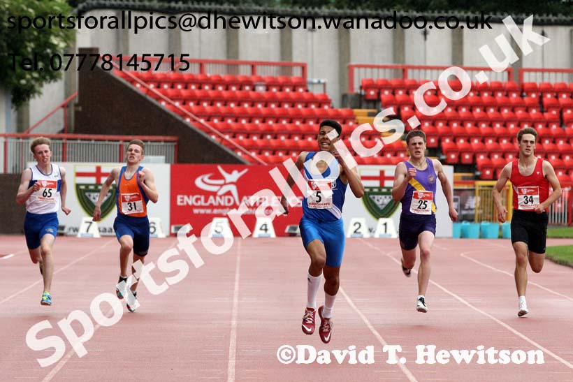 Inter boys 400 metres, English Schools Track and Field. Photo: David T. Hewitson/Sports for All Pics
